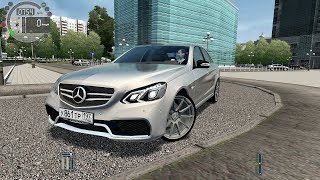 2015 Mercedes E63 AMG W212  City Car Driving Logitech Wheel [upl. by Terbecki]