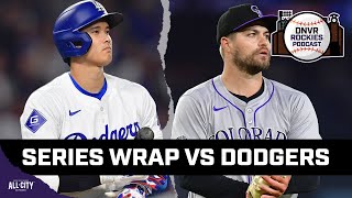 Series Wrap Colorado Rockies at Los Angeles Dodgers  DNVR Rockies Podcast [upl. by Mahla571]