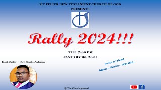 RALLY OF THE OFFICERS II MT PELIER NEW TESTAMENT CHURCH II TUESDAY  JANUARY 30 2024 [upl. by Imik459]