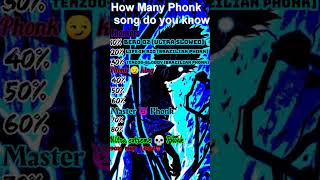 How many Phonk songs do you know 🤯 amazingphonk phonk shortvideos viral phonker [upl. by Eelsel]