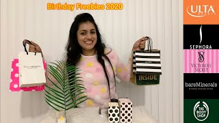 Birthday Freebies 2020  How to Get Free Stuff on Your Birthday Free skincare amp makeup products [upl. by Adnoel]