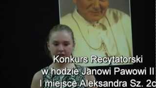 quotDo sosny polskiejquot wiersz Jana Pawała II [upl. by Norek]