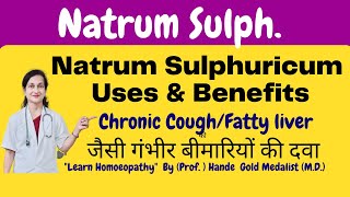 Natrum Sulphuricum uses amp symptoms in hindi by Dr hande  लिवर एवं कफ की समस्या की उपयोगी दवा [upl. by Ximenez]