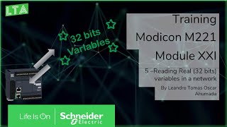 Training  M221  M215 Reading real 32 bits variables in a network [upl. by Naie]