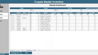 Sliding Side Menu Microsoft Access Database [upl. by Ellennej]