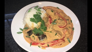 DELICIOUS Thai Panang Curry Simple to make RESTAURANT STYLE [upl. by Gnilrets]