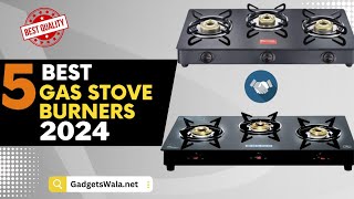 Top 5 Best 3 Burner Gas Stove in India 2024  Best Gas Stove Burner 2024  Top Cooktop in India [upl. by Aissak]