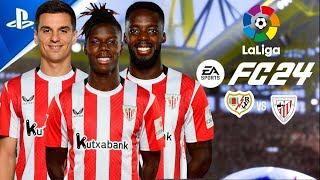 FC 24  Rayo Vallecano vs Athletic Club  LALIGA 2024 Full Match ft Iñaki Nico Williams  PS5 4K60 [upl. by Tacita]