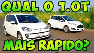 Teste 0100 FIESTA ECOBOOST VS UP TSI [upl. by Ahsimrac]