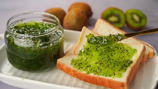 Kiwi Jam Recipe  3 Ingredients Kiwi Jam  Homemade Jam Recipe  Yummy [upl. by Osber]