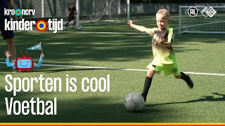 Voetbal  Sporten is Cool  Kindertijd KRONCRV [upl. by Nemzaj]