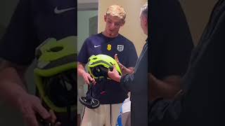 Cole Palmer reacts as Mail Sport gifts Anthony Gordon bike stabilisers after bike crash [upl. by Oiromed346]