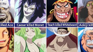 Who Killed Who In One Piece [upl. by Eintroc]