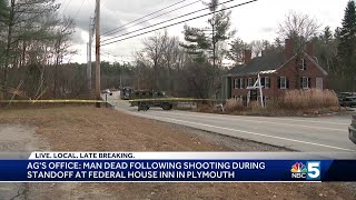 Police fatally shoot man during standoff in Plymouth NH AGs office investigating [upl. by Christine107]