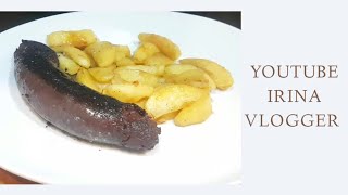 🥓🍏 BOUDIN NOIR Doré aux POMMES à la Poêle 🧆🍏🤗 [upl. by Svirad]