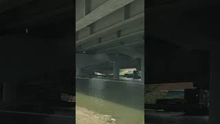 Water logging under the UER2 bridge near Mundka metro station rain water delhi mundka bridge [upl. by Thgiwed305]