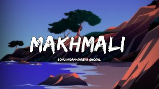 Makhmali  Sonu Nigam amp Shreya Ghoshal Lyrics  Lyrical Bam Marathi [upl. by Letsyrk]