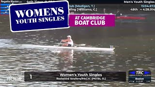 HOCR 2024  47 Womens Youth Singles  W YOUTH 1x at Cambridge [upl. by Hardunn]