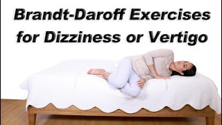 Brandt Daroff Exercises for Dizziness or Vertigo [upl. by Ennairoc319]