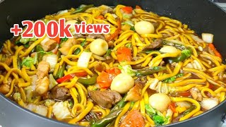 Ganito pala ang masarap na luto sa Pancit Miki pang ulam man o meryenda siguradong simot yan [upl. by Osmond]