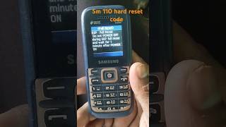 Samsung 110 hard reset coderepairing techniquesamsungb310 [upl. by Mathews]