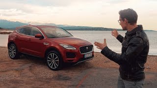 Маленький но очень дорогой Jaguar EPace – тестдрайв и обзор [upl. by Haerb207]