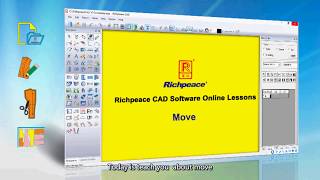 Richpeace CAD Software Online LessonsTip of the dayMove V10 [upl. by Rupert]