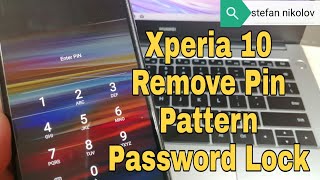 Sony Xperia 10 I3113  XA3 Remove Pin Pattern Password lock [upl. by Renrew]