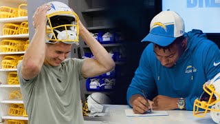 Everything NFL Rookies Do On Their First Day  LA Chargers [upl. by Apilef]