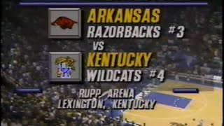 3 Arkansas vs 4 Kentucky 291994 [upl. by Bokaj]