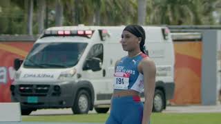 CARIFTA50 High Jump Heptathlon Girls  Event 2  Part 3  SportsMax TV [upl. by Crandell336]