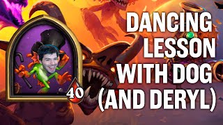 Dog Teaches You to Dance With Deryl  Dogdog Hearthstone Battlegrounds [upl. by Dnaltroc]