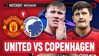 Manchester United 10 Copenhagen  ONANA SAVES PEN  LIVE STREAM Watchalong  Champions League [upl. by Yevi]