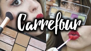 HAUL CARREFOUR Probando productos de belleza de supermercado  Pretty and Olé [upl. by Barbur]