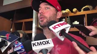 Adam Wainwright talks after loss to Nationals in Game 2 [upl. by Nagem]