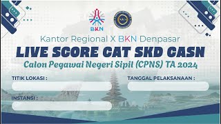 23 OKTOBER 2024 LIVE SCORE SKD CPNS 2024 TILOK MANDIRI BKN MATARAM ASRAMA HAJI MATARAM [upl. by Astraea]