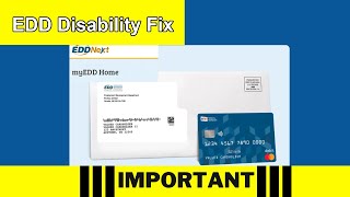 How to Fix EDD Disability Wrong Claim Form Issue California EDD Guide [upl. by Verdi]