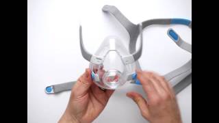 AirFit F20 Full Face mask How to disassemble [upl. by Owens376]