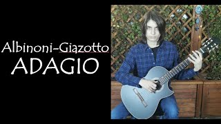 AlbinoniGiazotto Adagio – Alessandro of Elisa’s Chant Hanika Thomann Custom Black Guitar [upl. by Vescuso]