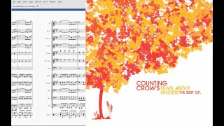 Accidentally in Love  Counting Crows Sheet Music Shrek [upl. by Ayekan]