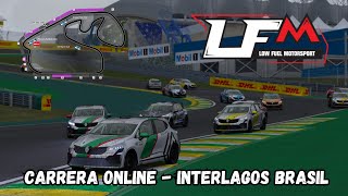 Assetto Corsa  Clio Cup  Carrera Online  Interlagos  Low Fuel Motorsport [upl. by Zebapda]