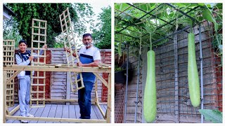 Step by step guide  How to make a garden trellis [upl. by Ressler696]