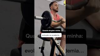 Quando elogiam minha evolução na academia memes academia fitness shorts [upl. by Dett]