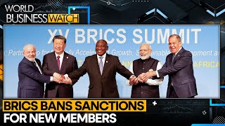 BRICS membership requires sanctions ban  World Business Watch [upl. by Einneb]