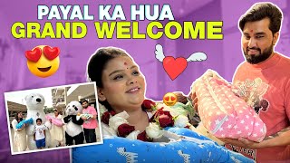 PAYAL KA HUA GRAND WELCOME  Armaan Malik [upl. by Hanauq]