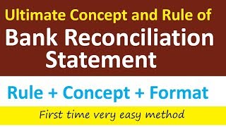 Bank Reconciliation Statement Ultimate Concept No Tricks  BRS  Financial Account [upl. by Saihttam907]