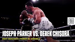 FIGHT HIGHLIGHTS  Joseph Parker vs Derek Chisora 2 [upl. by Lovering720]