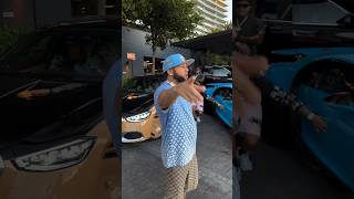 EL ALFA EL JEFD  BRAULIO FOGON Y DONATY EN MIAMI CON EL BUGATTI [upl. by Trub]