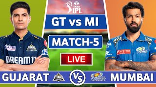 🔴IPL Live  MI vs GT Live IPL Stream  Gujrat vs Mumbai  IPL Live Score And Commentary cricketlive [upl. by Gay]