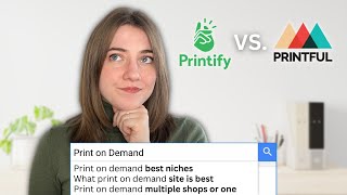 ANSWERING YOUR MOST ASKED QUESTIONS ABOUT PRINT ON DEMAND Printify vs Printful Best Niches amp More [upl. by Nana]